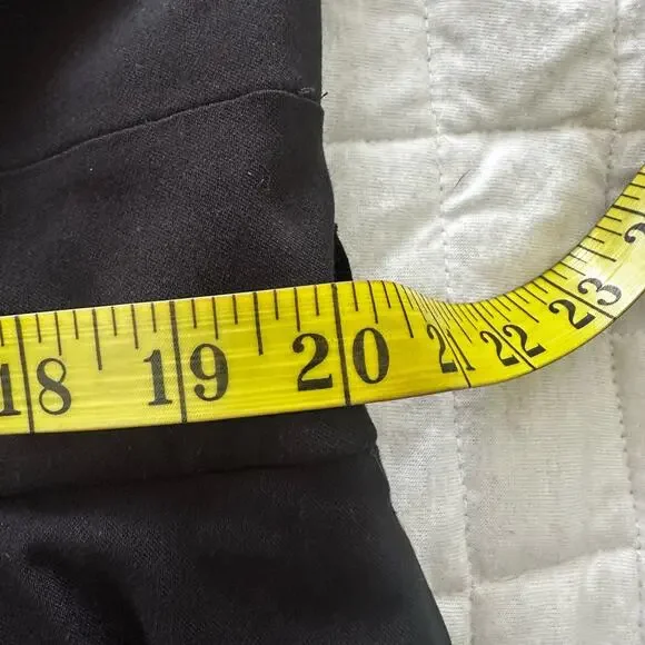 TORRID Womens Dress Black Faux Wrap Peplum Cocktail Coquette Workwear Stretch 20 - Picture 9 of 11